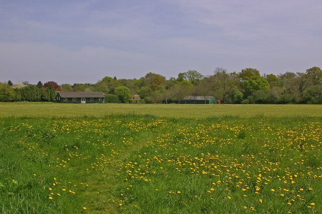 Six Brothers Field. National Trust owned and home of Chaldon Cricket Club. For story behind the name see 48358.