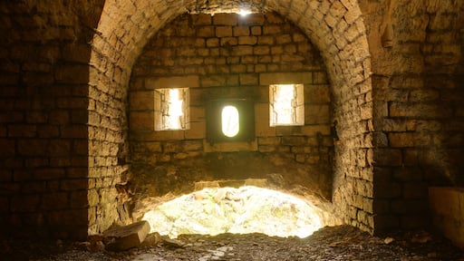 This file was uploaded with Commonist. This photograph was taken with a Nikon D300. Fort du Lomont : dans la caponnière simple de la batterie Nord (HDR).