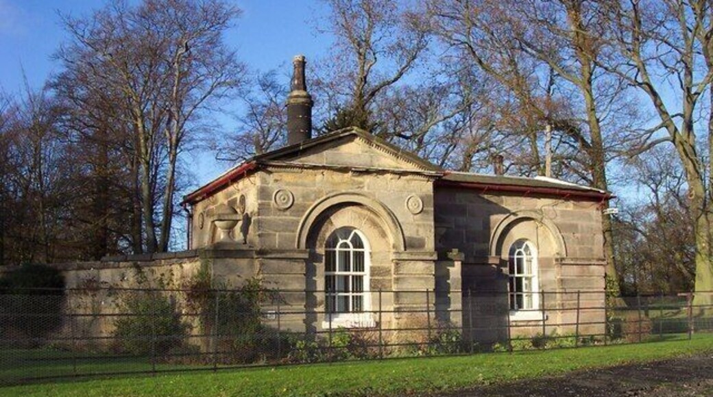 Lodge at the entrance to Ribston Park, Walshford On the old Great North Road.