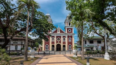 Iloilo City, Philippines - San Jose Placer Parish Church in front of Plaza Libertad.