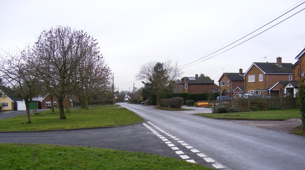 All Saints Road, Creeting St.Mary Looking towards centre of the village