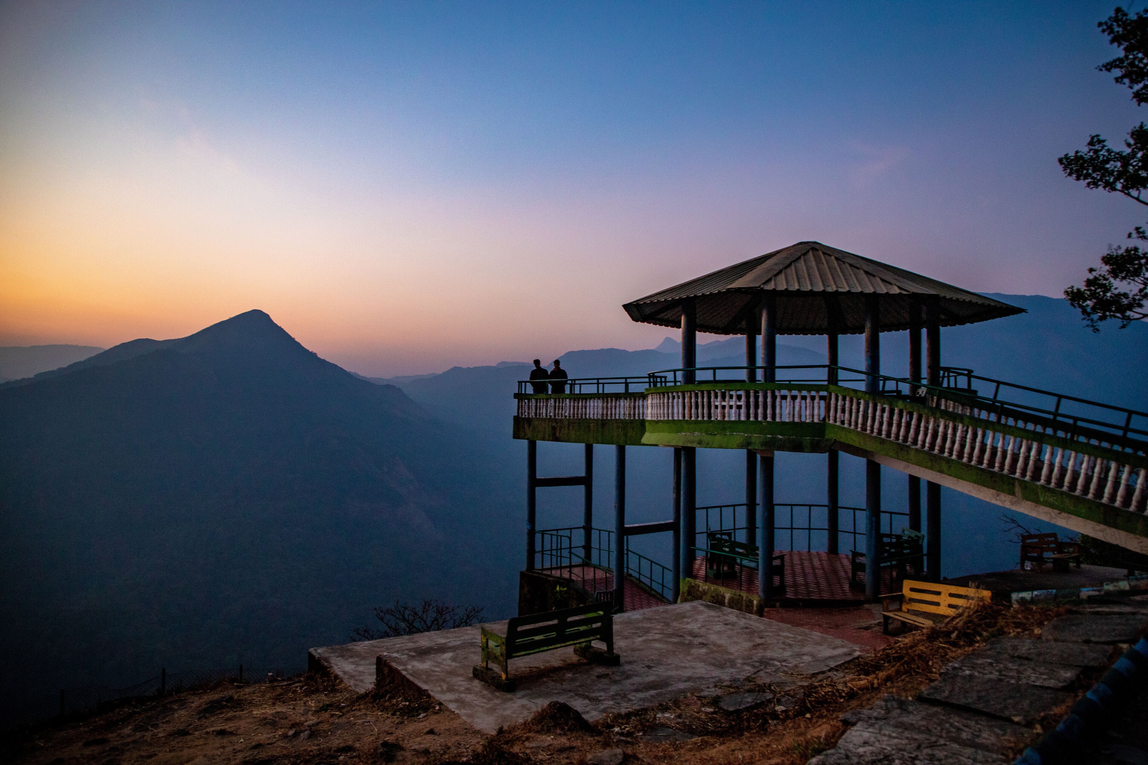 sunrise at bisle ghat view point, KA India