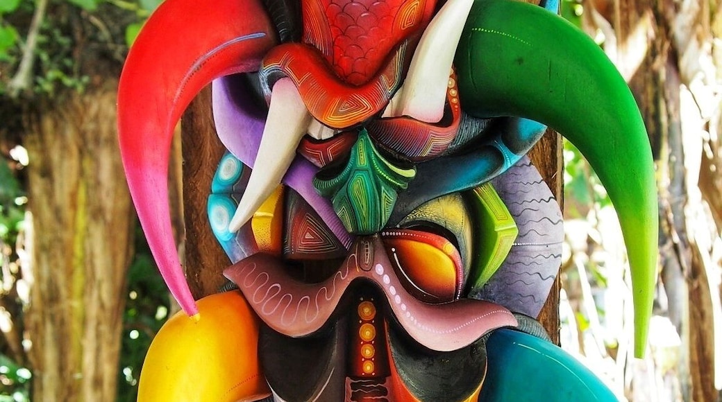 Famous for its colorful wooden masks, the indigenous mountain-top community of Boruca is worth a visit for anyone interested in the cultures of Costa Rica. There are many artists here who are happy to share their craft with you. Masks make very reasonably priced souvenirs. Their festival every December 30- January 2 is an amazing event, not to be missed.