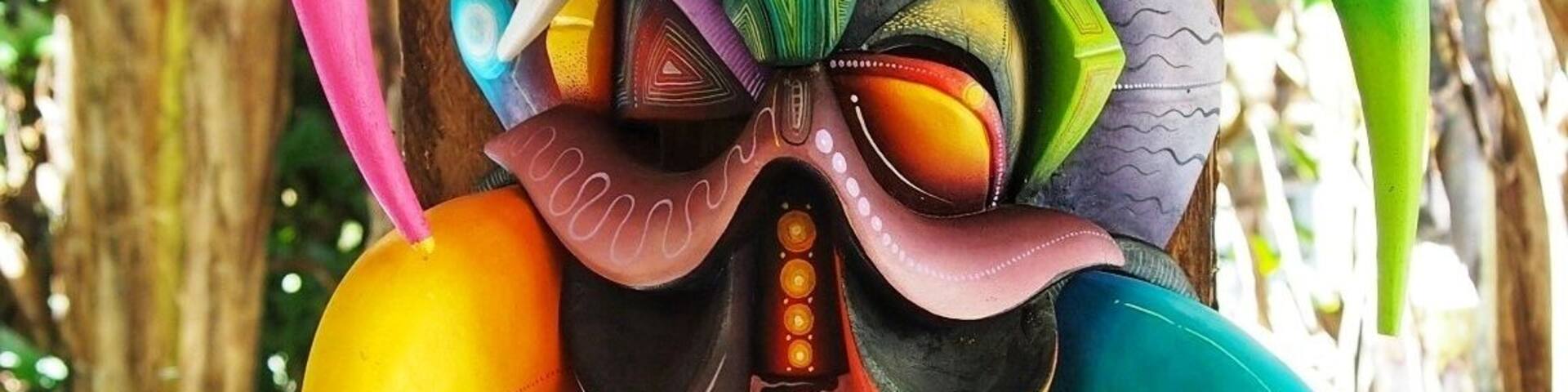 Famous for its colorful wooden masks, the indigenous mountain-top community of Boruca is worth a visit for anyone interested in the cultures of Costa Rica. There are many artists here who are happy to share their craft with you. Masks make very reasonably priced souvenirs. Their festival every December 30- January 2 is an amazing event, not to be missed.