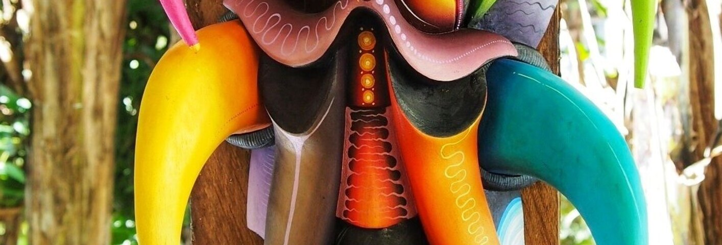 Famous for its colorful wooden masks, the indigenous mountain-top community of Boruca is worth a visit for anyone interested in the cultures of Costa Rica. There are many artists here who are happy to share their craft with you. Masks make very reasonably priced souvenirs. Their festival every December 30- January 2 is an amazing event, not to be missed.