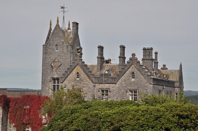 View of the mansion house - Gelli Aur Country Park