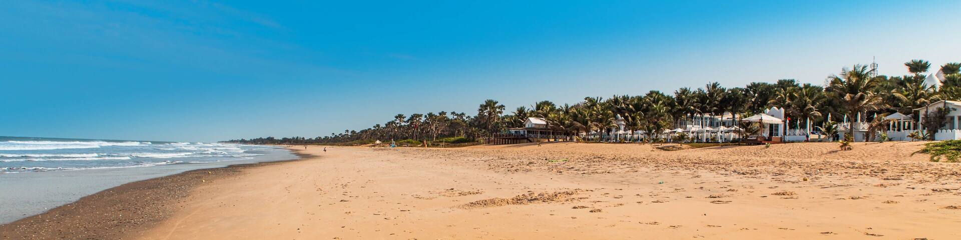 West Africa Gambia Banjul Serrekunda - view of the Paradise beach