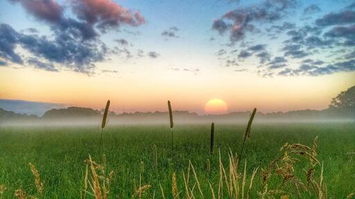 Sunrise in Bladel,the Netherlands