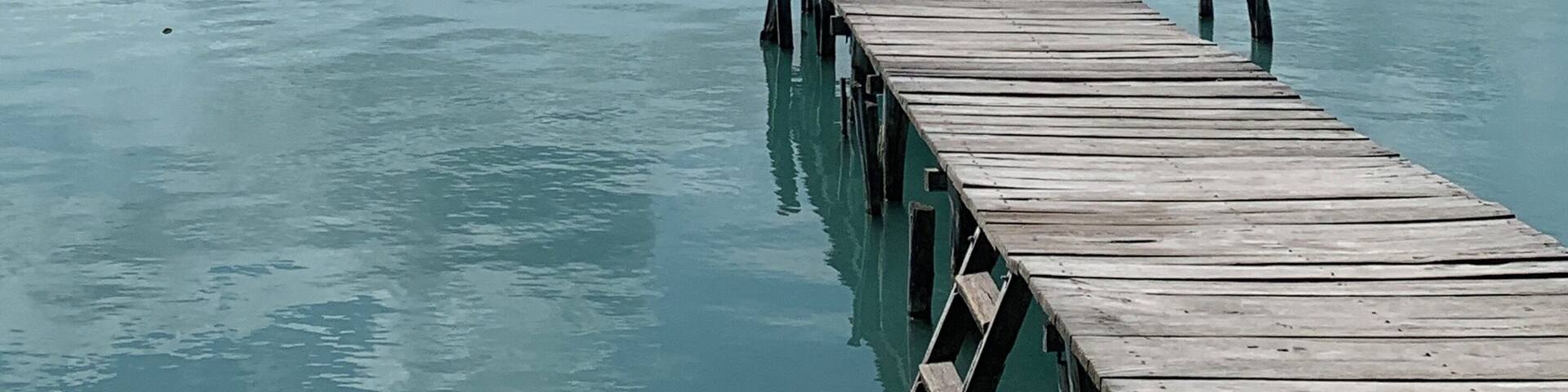 Very cool spot for a picnic, a dive in the lake or kayaking. Follow streets to the end of town to swim in this lake. Water seems deeper than Bacalar