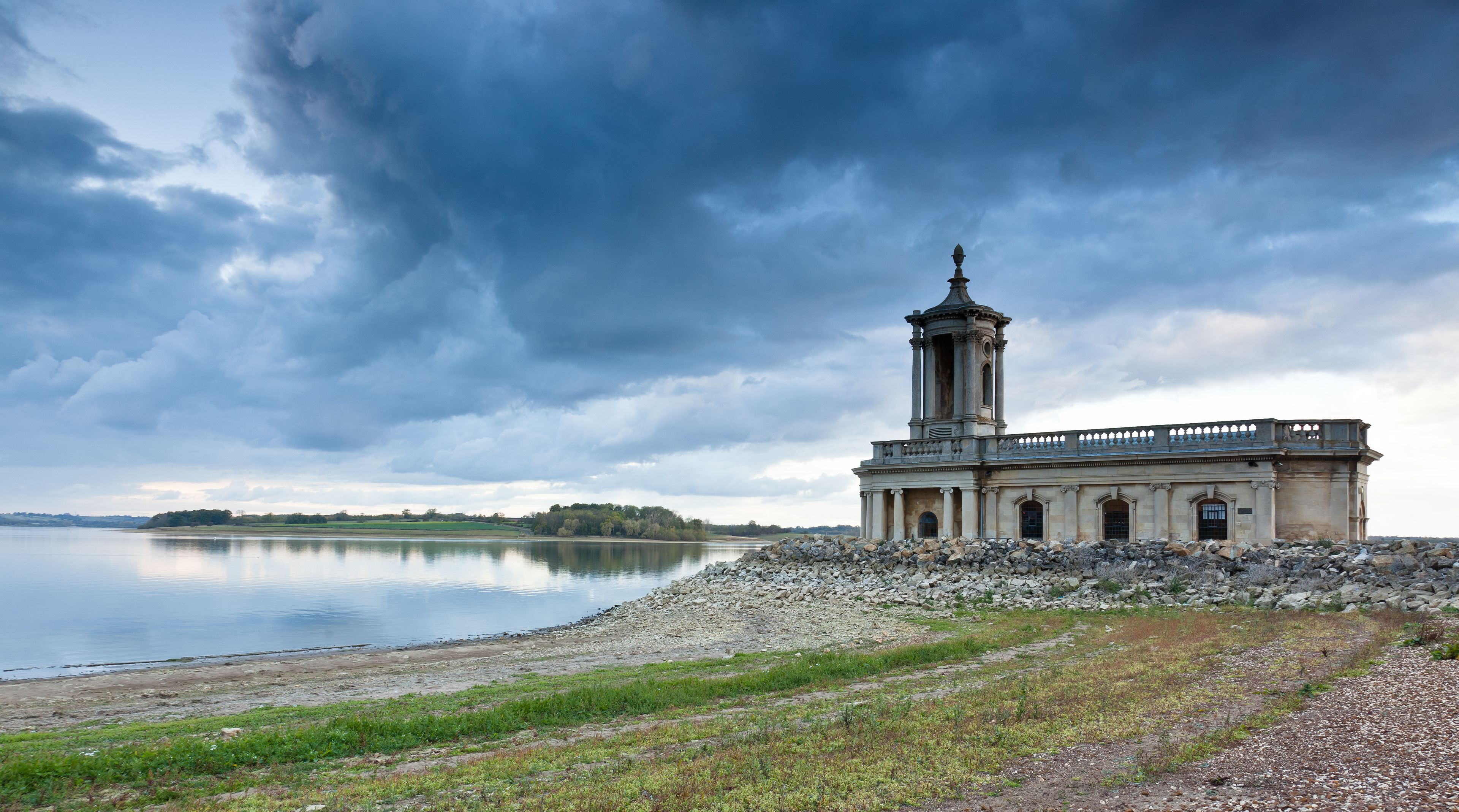 Normanton church on Rutland Water