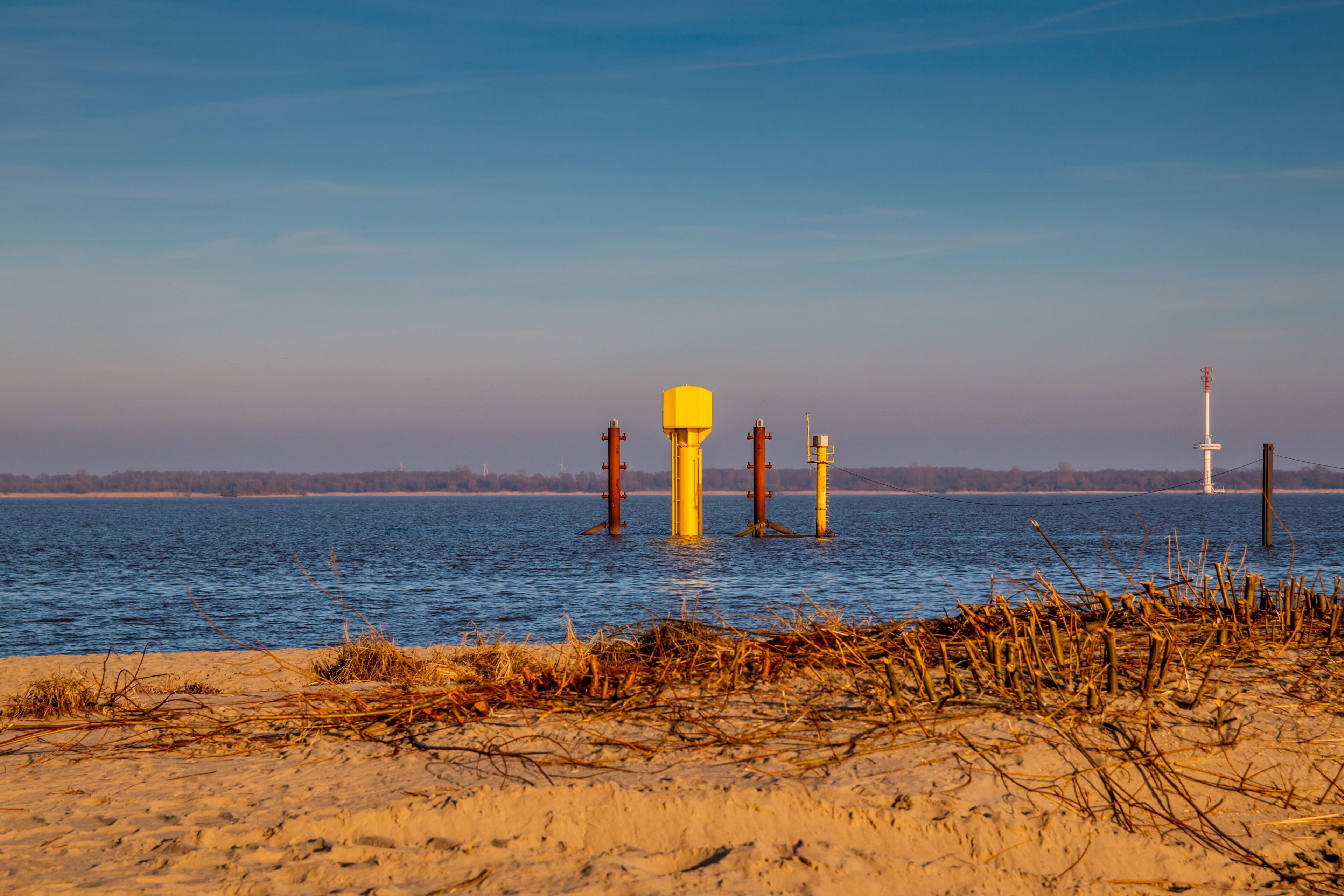 Evening mood across the River