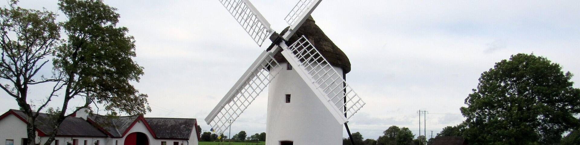 We were in Northern Roscommon County Ireland doing some Family Ancestry Research when we came across the Elphin Windmill, this is off the beaten track but worth the stop, the local guide will take up up three flights of internal stairs to see all the inner workings of this Windmill.