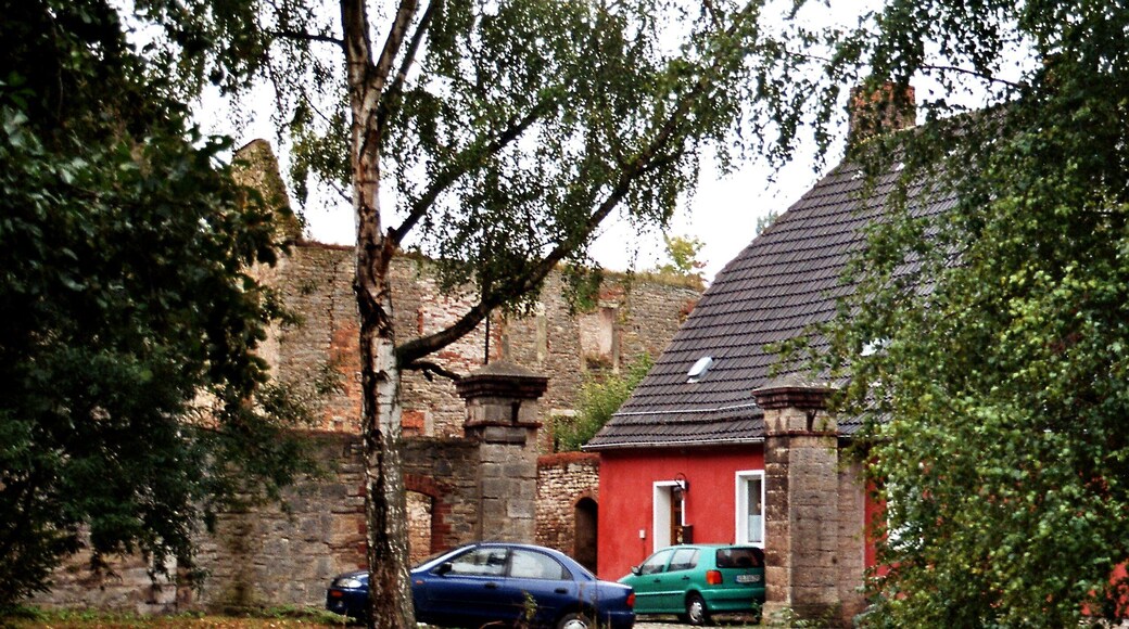 This is a photograph of an architectural monument. It is on the list of cultural monuments of Warmsdorf (Güsten), no. 094 90166
