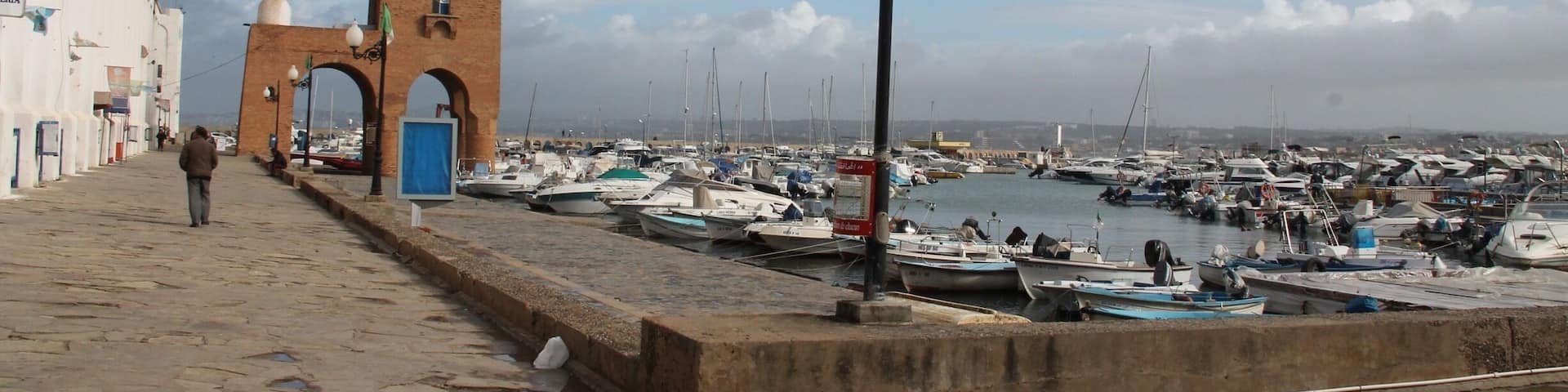 Quiet little port in Sidi Ferruch Algeria