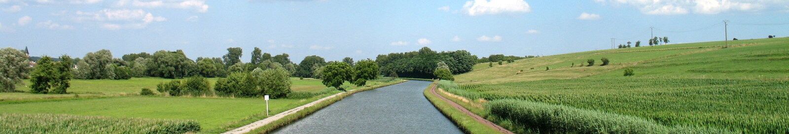 The Marne-Rhine Canal, taken near Lupstein Alsace France