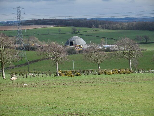 Countryside Igloo But in reality, it's a farm storage building at Meadowhead farm