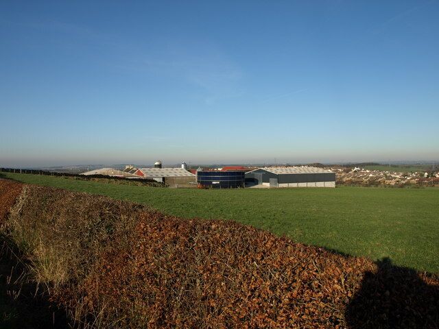 Highpark Farm Coylton beyond.