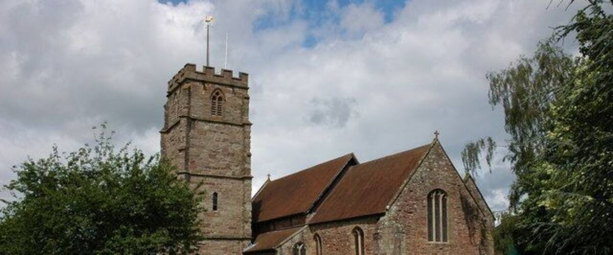 Canon Pyon Church, near to Canon Pyon, Herefordshire, Great Britain. Canon Pyon church is dedicated to St Lawrence.