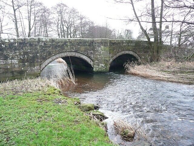 The bridge at Little Blencow, Greystoke Civil Parish This is over the River Petteril. Great Blencow is on the other side.
