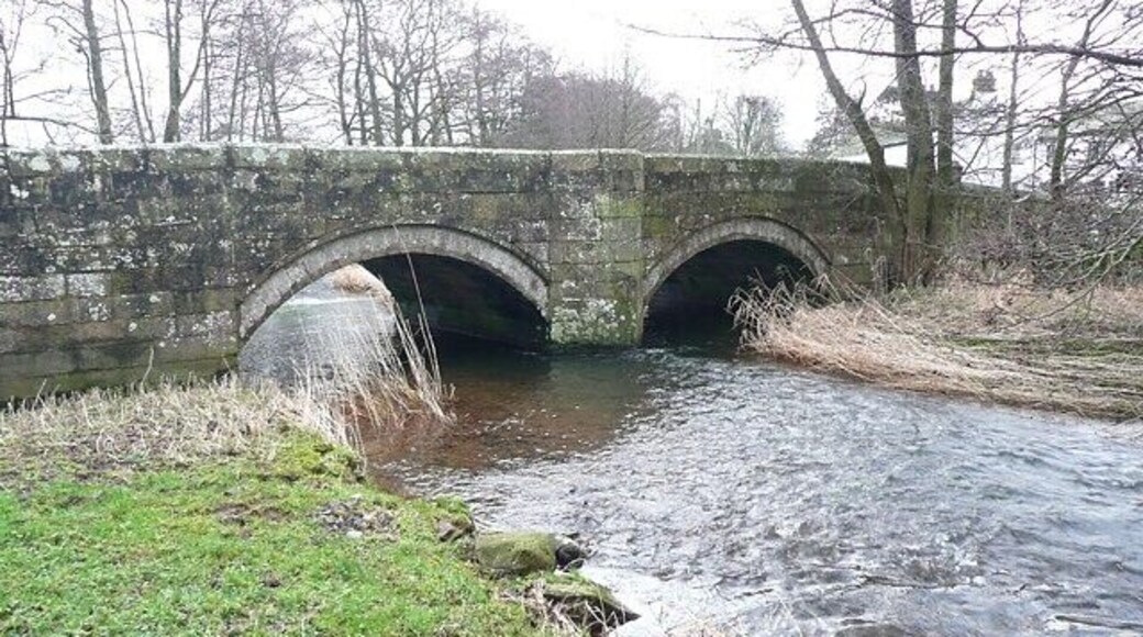 The bridge at Little Blencow, Greystoke Civil Parish This is over the River Petteril. Great Blencow is on the other side.
