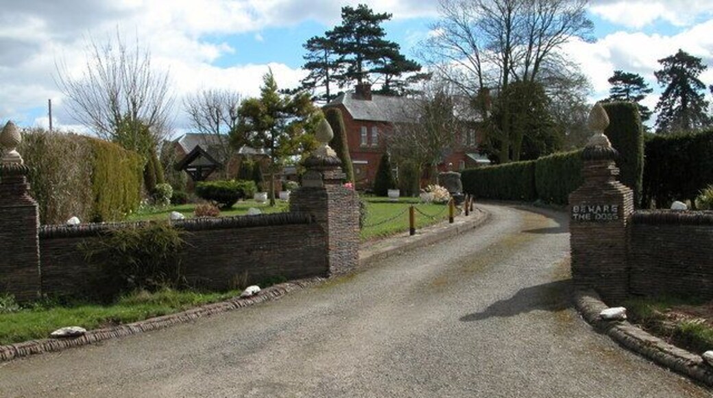 Entrance to the Vicarage, Allensmore.