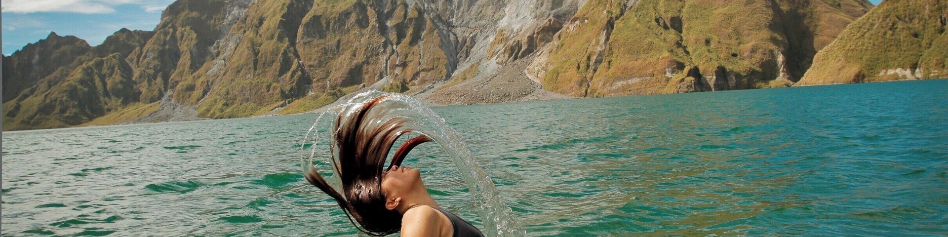 #EndlessSummer in the Philippines, this photo was taken in Mount Pinatubo Crater Lake before the Tourism department posted an advisory that swimming is strictly prohibited.