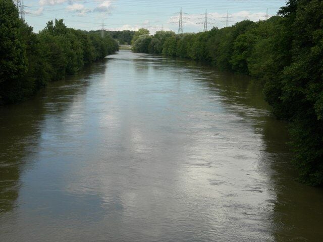 Der Isarkanal bei Neufinsing