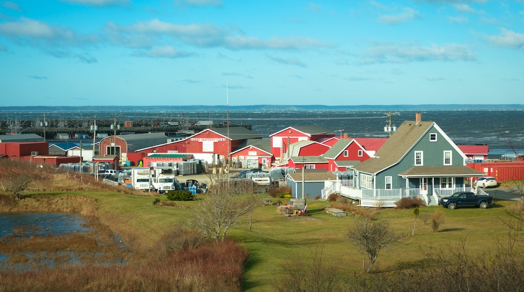 View of the harbor of Meteghan, Nova Scotia, Canada