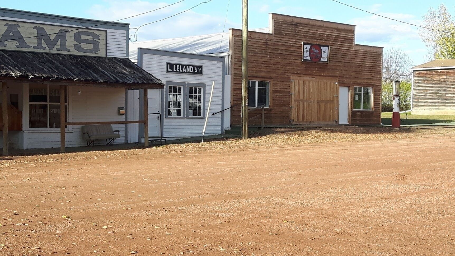 Alberta town frozen in time...step back 100 years!...Many movies shot using these buildings as sets...