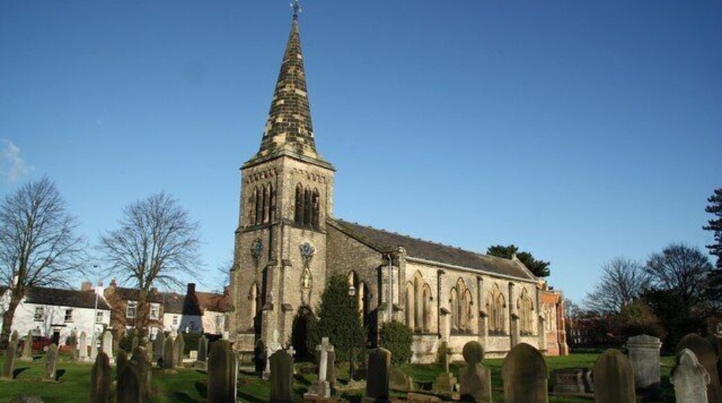 St.James' church, Rawcliffe, East Riding of Yorkshire, England. By W.Hurst and W.B.Moffatt of Doncaster in 1842, with chancel and vestry of 1910