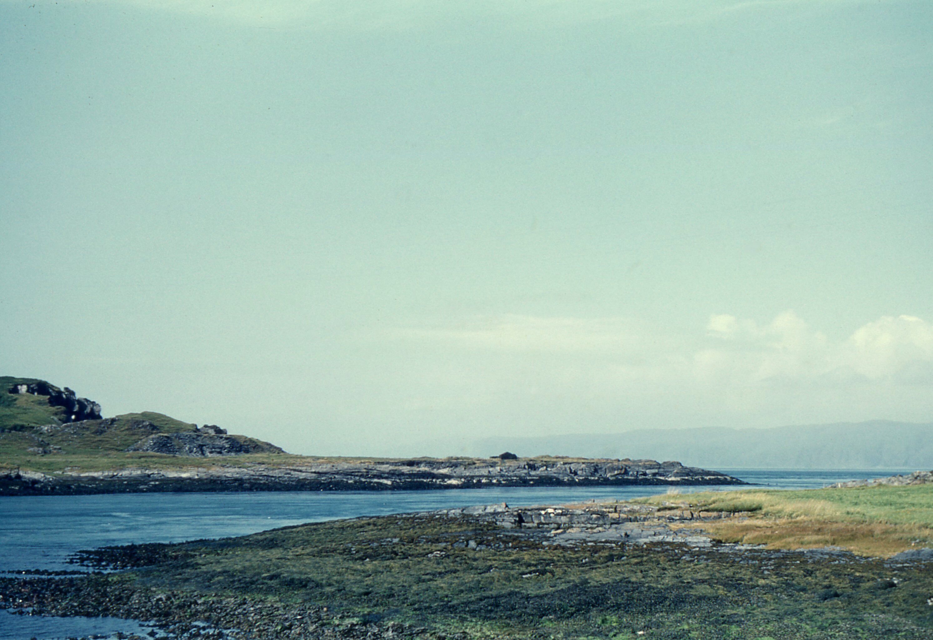 A nostalgic glimpse of the Island of Seil captured in 1955. The end of the road - Easdale Island. Camera: Fed II 35mm. Film: Kodachrome.