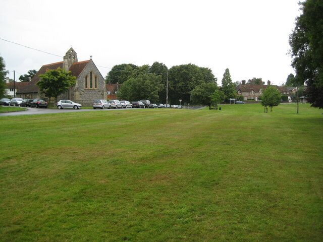 Ashley Green: The Green Judging by the number of cars the Church of St John, on the left, is a popular Sunday venue.