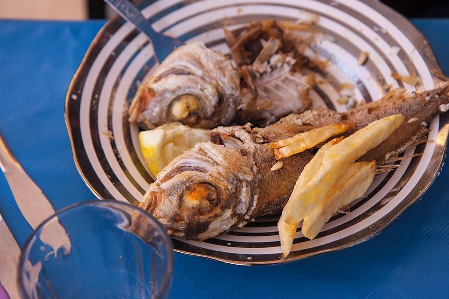 You get great fish in Tarfaya, eat and enjoy! Tarfaya is not a common destination for tourists in Morocco. But if you are travelling south in Africa and are crossing the border to West Sahara, this is a natural stopping point.  Read more at: http://www.travelwithallsenses.com/tarfaya-goal-desert-expedition/