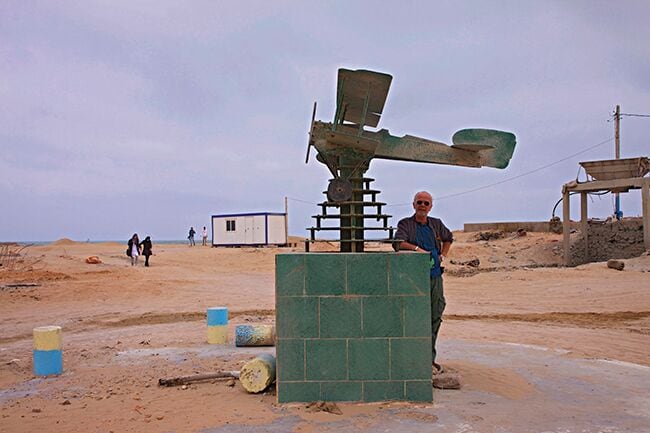 We went to Tarfaye because I am a fan of Antoine de Saint-Exupery. This is his monument. He was a french writer and pilot, stationed in Tarfaya for some years. Tarfaya is not a common destination for tourists in Morocco. But if you are travelling south in Africa and are crossing the border to West Sahara, this is a natural stopping point. The British occupied Tarfaya in 1882. The area was then occupied by the Spanish in 1912 and became part of Spanish Sahara. In 1958 the area was again part of Tarfaya and included into Morocco. Read more at: http://www.travelwithallsenses.com/tarfaya-goal-desert-expedition/