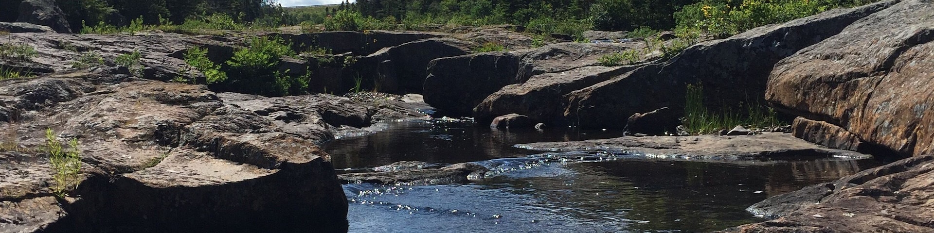 #AquaTrove. Beautiful Manuals River in Conception Bay South, Newfoundland on a beautiful sunny day