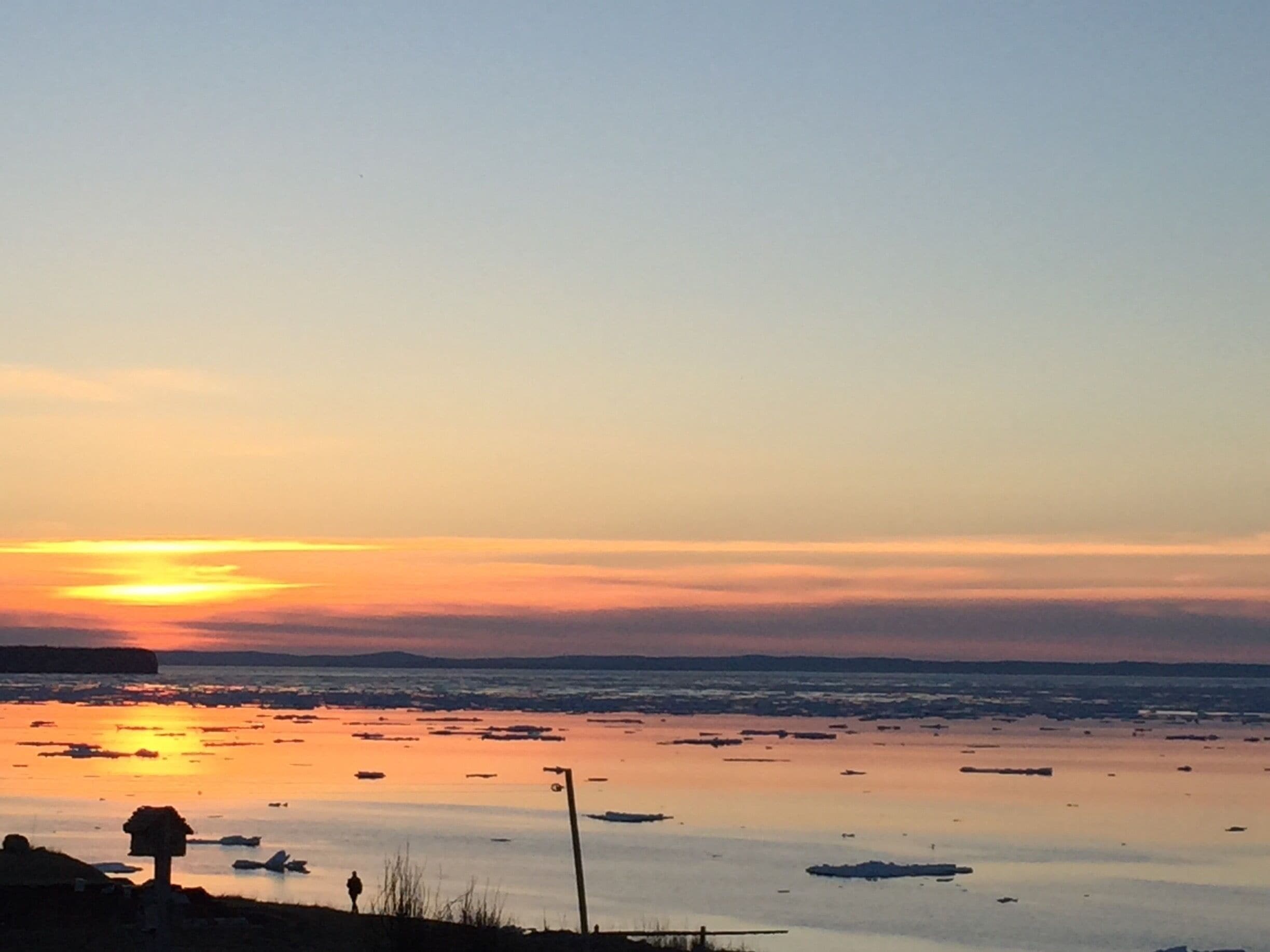 Beautiful sunset on Conception Bay