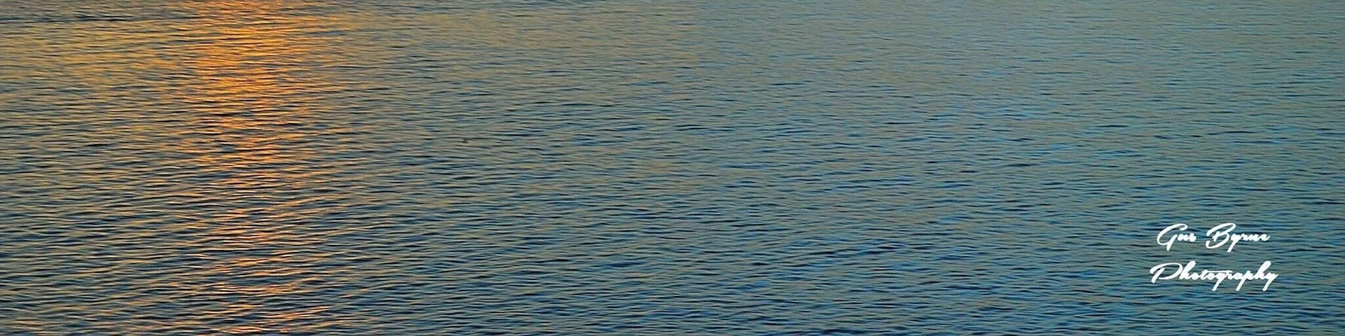 Iceberg and sunset in Conception Bay, Newfoundland