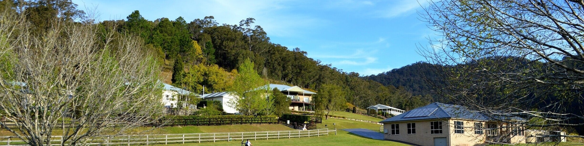 Spring is in the air and the Yarramalong Spring Festival celebrations are underway. The Community hold a scarecrow competition and you can vote on your favourite.
It is such a beautiful drive in the country.