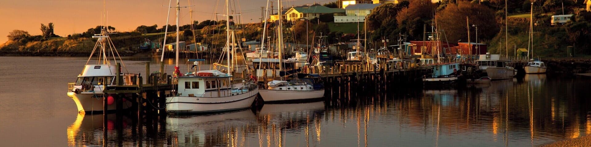 The lovely little seaside town of Riverton in Southland, New Zealand.