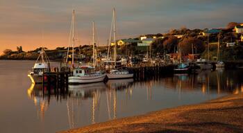 The lovely little seaside town of Riverton in Southland, New Zealand.