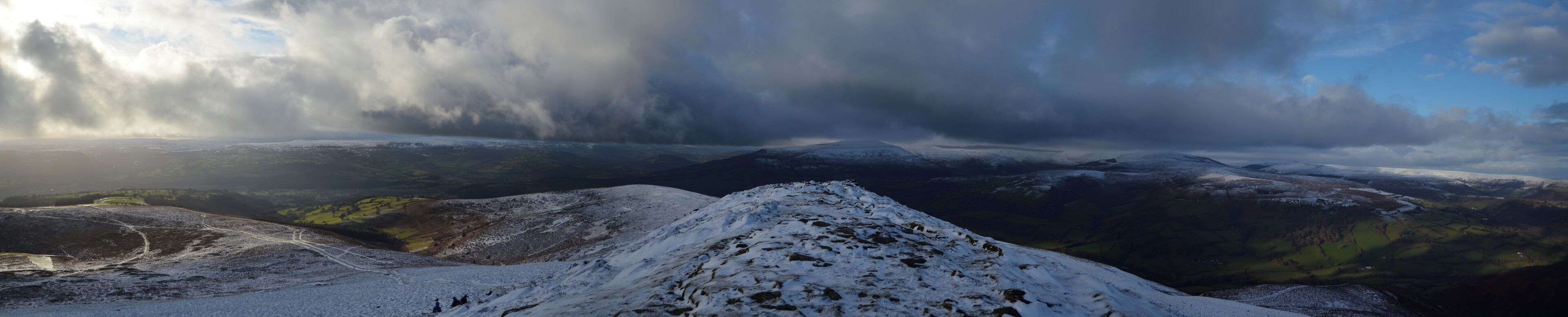 Panorama - View from the Sugarloaf in the snow