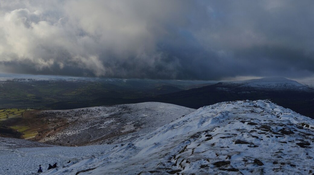 Panorama - View from the Sugarloaf in the snow