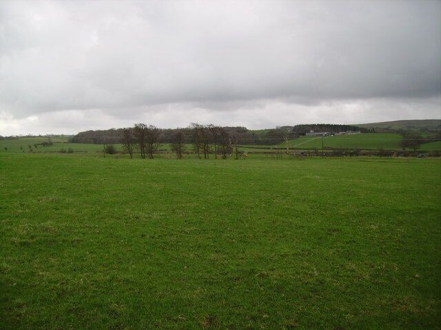 Farmland, Hornby From the footpath which links Hornby and Wray via Peasber Barn
