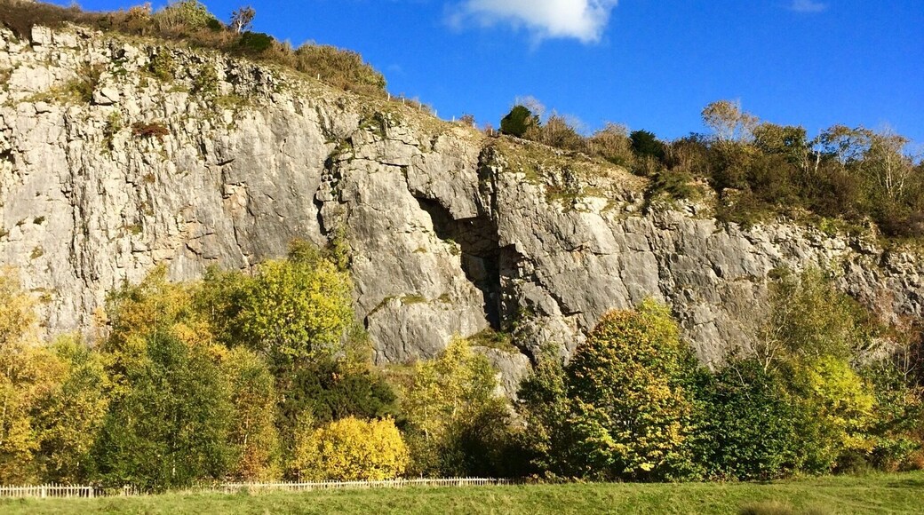 The only cloud in the sky.