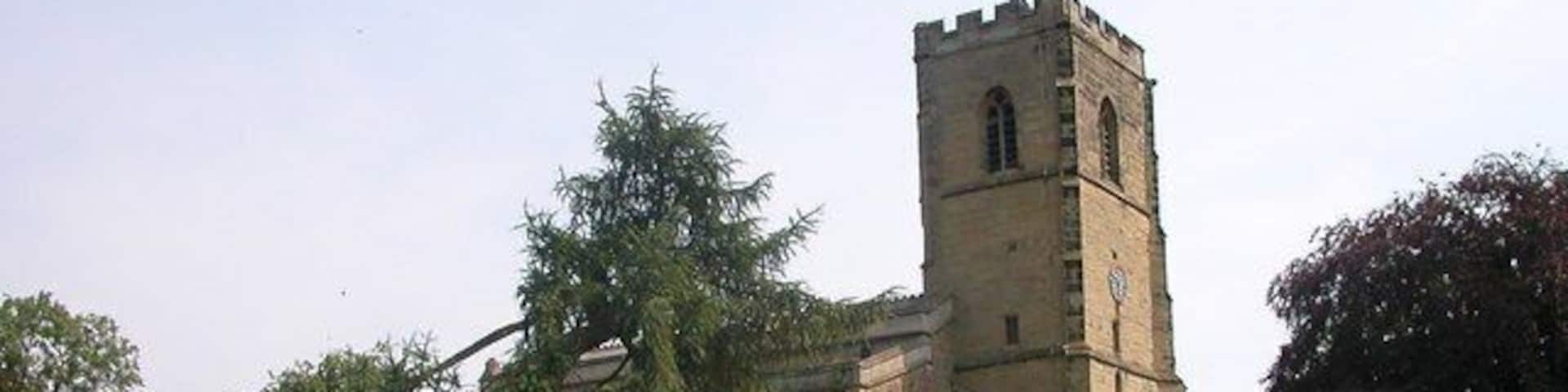 St John The Baptist's parish church, Wolvey, Warwickshire, seen from the northwest