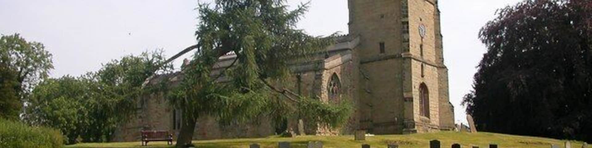 St John The Baptist's parish church, Wolvey, Warwickshire, seen from the northwest