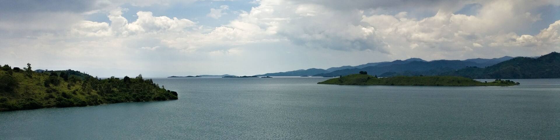 Kivu Lake taken from Kibuye, Rwanda, Africa