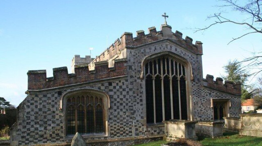 St Mary the Virgin parish church, Ewelme, Oxfordshire, seen from the east