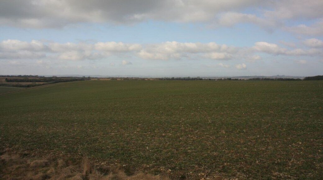 View across the cropland View across the cropland by Hunting hill near Ewelme.