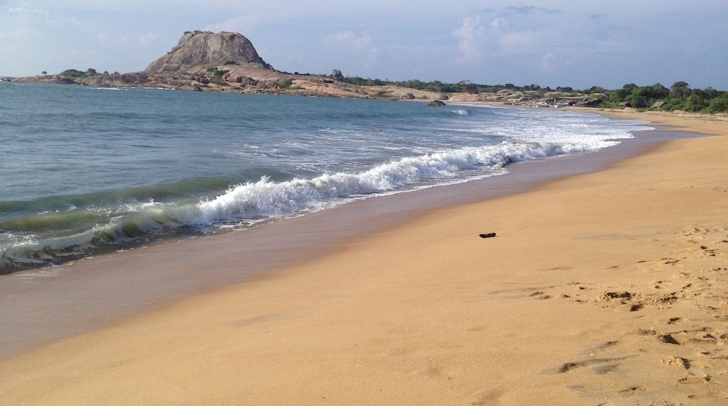 Beach situated within the national park boundaries.
Breakfast spot whilst on safari, adjacent to a Tsunami memorial.